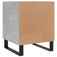 Thumbnail for Nachttisch Betongrau 40x40x50 cm Holzwerkstoff