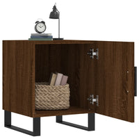 Thumbnail for Nachttische 2 Stk. Braun Eichen-Optik 40x40x50 cm Holzwerkstoff