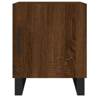 Thumbnail for Nachttische 2 Stk. Braun Eichen-Optik 40x40x50 cm Holzwerkstoff