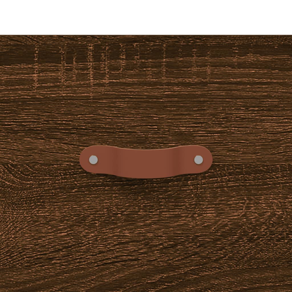 Nachttisch Braun Eichen-Optik 40x40x66 cm Holzwerkstoff