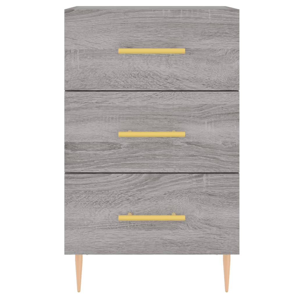 Nachttisch Grau Sonoma 40x40x66 cm Holzwerkstoff