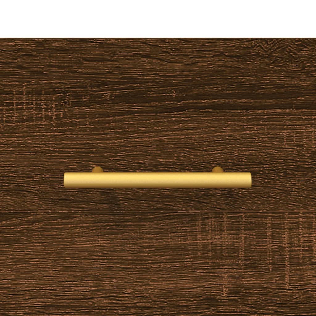 Nachttisch Braun Eichen-Optik 40x40x66 cm Holzwerkstoff