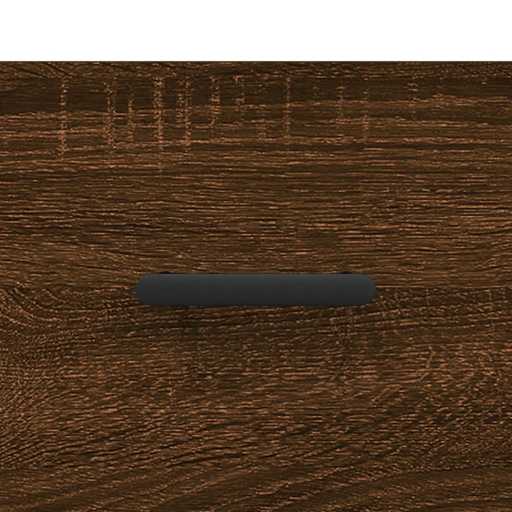 Nachttisch Braun Eichen-Optik 40x40x66 cm Holzwerkstoff