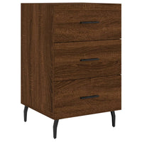 Thumbnail for Nachttisch Braun Eichen-Optik 40x40x66 cm Holzwerkstoff