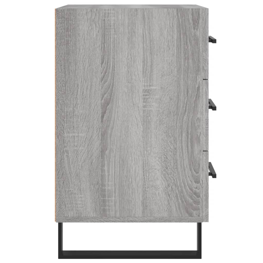 Nachttisch Grau Sonoma 40x40x66 cm Holzwerkstoff
