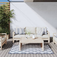 Thumbnail for Outdoor-Teppich Marineblau und Weiß 80x150 cm