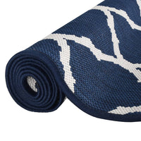 Thumbnail for Outdoor-Teppich Marineblau und Weiß 80x250 cm