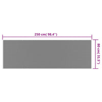 Thumbnail for Outdoor-Teppich Marineblau und Weiß 80x250 cm