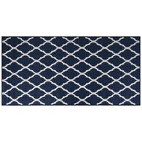 Thumbnail for Outdoor-Teppich Marineblau und Weiß 100x200 cm