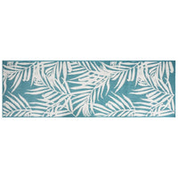Thumbnail for Outdoor-Teppich Aquablau und Weiß 80x250 cm