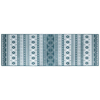 Thumbnail for Outdoor-Teppich Aquablau und Weiß 80x250 cm