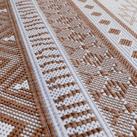 Thumbnail for Outdoor-Teppich Braun und Weiß 80x150 cm