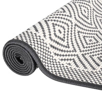 Thumbnail for Outdoor-Teppich Grau und Weiß 80x250 cm