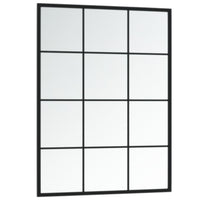 Thumbnail for Wandspiegel 3 Stk. Schwarz 80x60 cm Metall