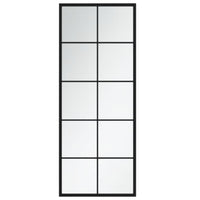 Thumbnail for Wandspiegel 2 Stk. Schwarz 100x40 cm Metall