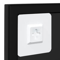 Thumbnail for Wandspiegel 2 Stk. Schwarz 100x60 cm Metall