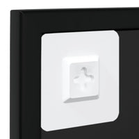 Thumbnail for Wandspiegel 6 Stk. Schwarz 100x60 cm Metall