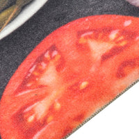 Thumbnail for Küchenteppich Waschbar Wein & Essen 60x180 cm Samt