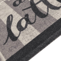 Thumbnail for Küchenteppich Waschbar Coffee Schwarz 60x180 cm Samt