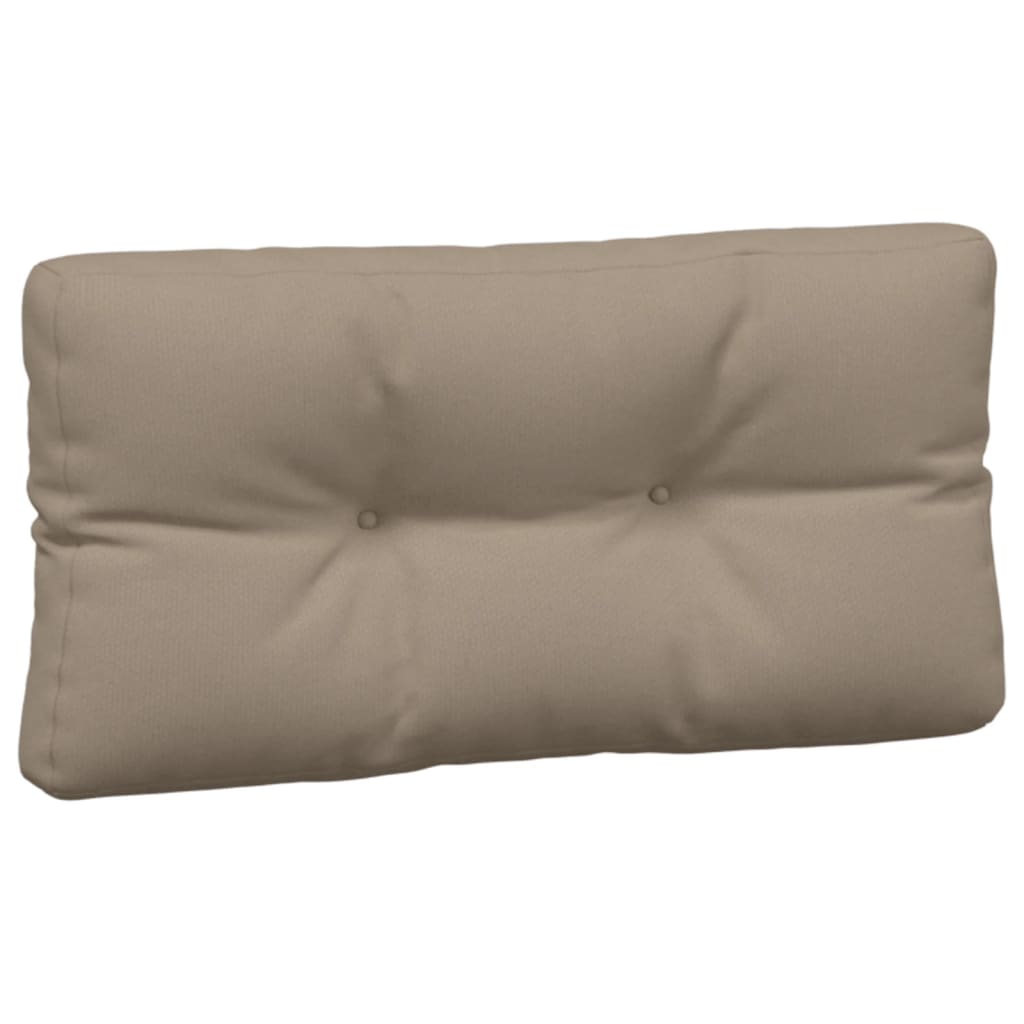 Palettenkissen 7-tlg. Taupe Stoff