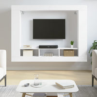 Thumbnail for TV-Schrank Weiß 152x22x113 cm Holzwerkstoff