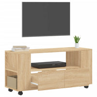 Thumbnail for TV-Schrank Sonoma-Eiche 102x34,5x43 cm Holzwerkstoff