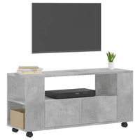 Thumbnail for TV-Schrank Betongrau 102x34,5x43 cm Holzwerkstoff