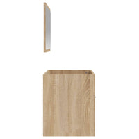 Thumbnail for Badschrank mit Spiegel Sonoma-Eiche Holzwerkstoff