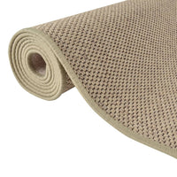 Thumbnail for Teppichläufer Sisal-Optik Sandfarben 80x400 cm