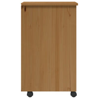 Thumbnail for Rollschrank mit Schubladen MOSS Honigbraun Massivholz Kiefer