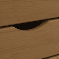 Thumbnail for Rollschrank mit Schubladen MOSS Honigbraun Massivholz Kiefer