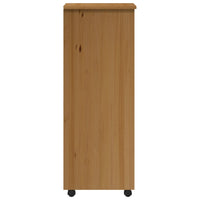 Thumbnail for Rollschrank mit Schubladen MOSS Honigbraun Massivholz Kiefer