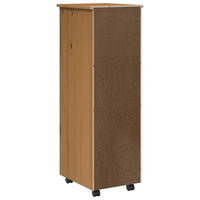 Thumbnail for Rollschrank mit Schubladen MOSS Honigbraun Massivholz Kiefer
