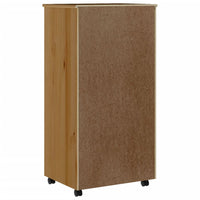 Thumbnail for Rollschrank mit Schubladen MOSS Honigbraun Massivholz Kiefer