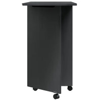 Thumbnail for Rollschrank mit Schreibtisch MOSS Grau Massivholz Kiefer