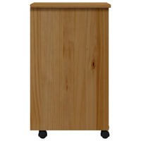 Thumbnail for Rollschrank mit Schubladen MOSS Honigbraun Massivholz Kiefer
