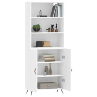 Thumbnail for Highboard Weiß 69,5x34x180 cm Holzwerkstoff