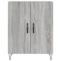 Thumbnail for Highboard Grau Sonoma 69,5x34x180 cm Holzwerkstoff