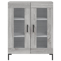 Thumbnail for Highboard Grau Sonoma 69,5x34x180 cm Holzwerkstoff