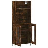 Thumbnail for Highboard Räuchereiche 69,5x34x180 cm Holzwerkstoff