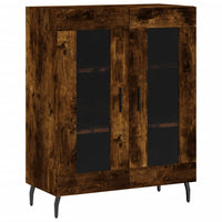 Thumbnail for Highboard Räuchereiche 69,5x34x180 cm Holzwerkstoff