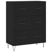 Thumbnail for Highboard Schwarz 69,5x34x180 cm Holzwerkstoff