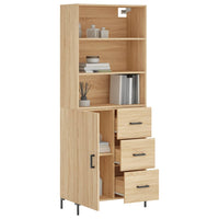 Thumbnail for Highboard Sonoma-Eiche 69,5x34x180 cm Holzwerkstoff