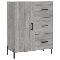 Thumbnail for Highboard Grau Sonoma 69,5x34x180 cm Holzwerkstoff
