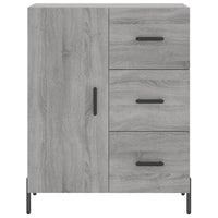 Thumbnail for Highboard Grau Sonoma 69,5x34x180 cm Holzwerkstoff