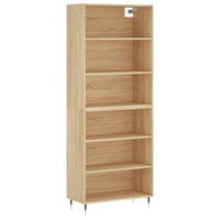 Thumbnail for Highboard Sonoma-Eiche 69,5x32,5x180 cm Holzwerkstoff