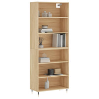 Thumbnail for Highboard Sonoma-Eiche 69,5x32,5x180 cm Holzwerkstoff
