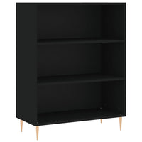 Thumbnail for Highboard Schwarz 69,5x32,5x180 cm Holzwerkstoff