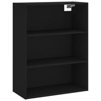 Thumbnail for Highboard Schwarz 69,5x32,5x180 cm Holzwerkstoff