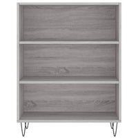 Thumbnail for Highboard Grau Sonoma 69,5x32,5x180 cm Holzwerkstoff
